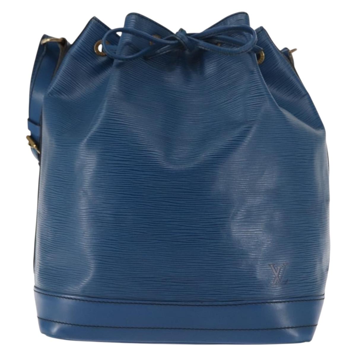 LOUIS VUITTON Epi Noe Shoulder Bag Toledo Blue M44005 LV Auth 145450