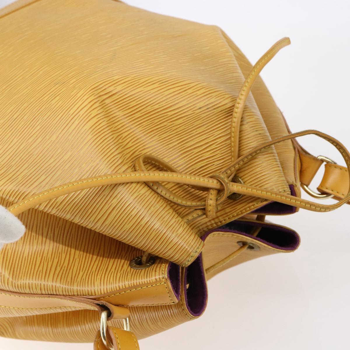 LOUIS VUITTON Epi Noe Shoulder Bag Tassili Yellow M44009 LV Auth 145452