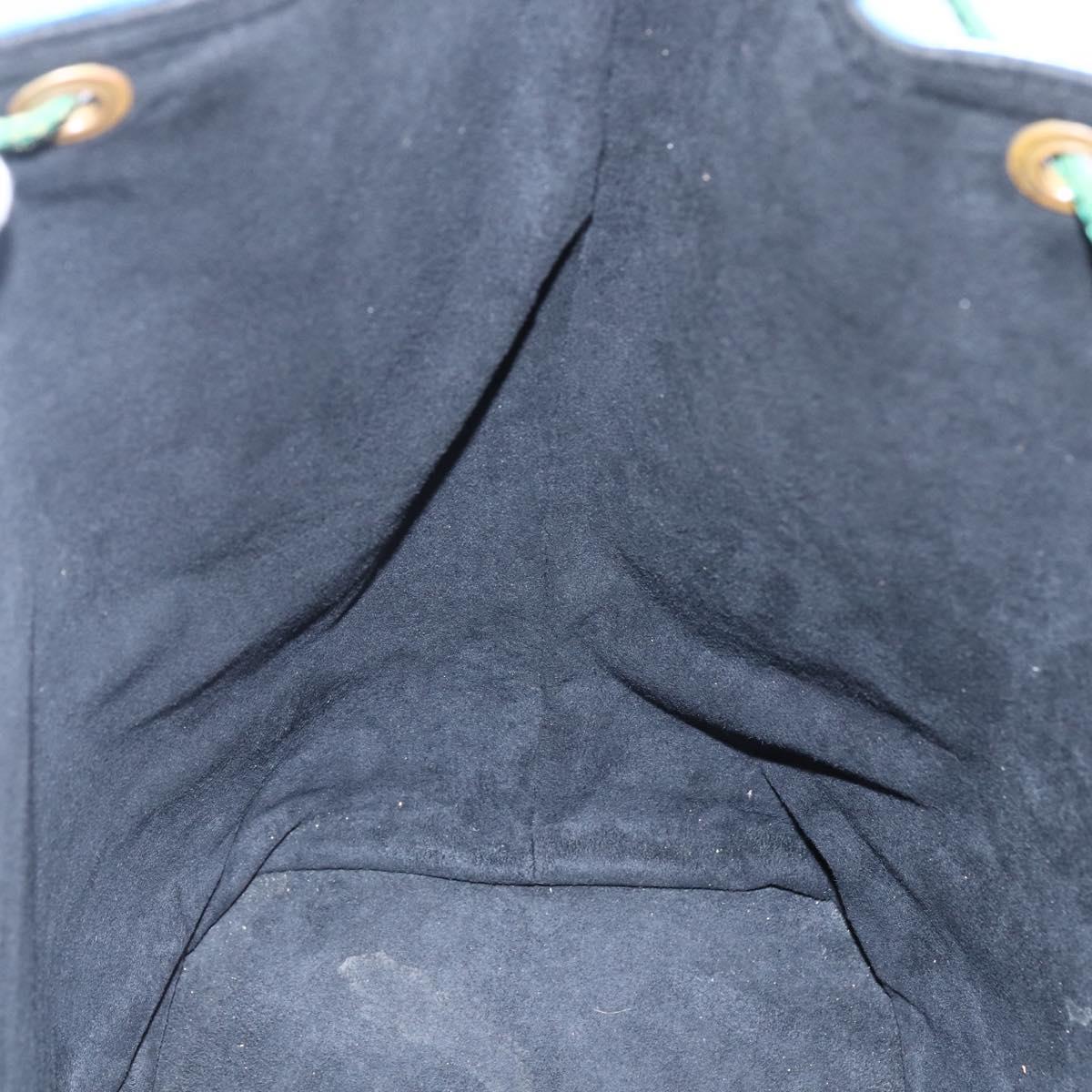 LOUIS VUITTON Epi Noe Shoulder Bag Bicolor Green Blue M44044 LV Auth 145454