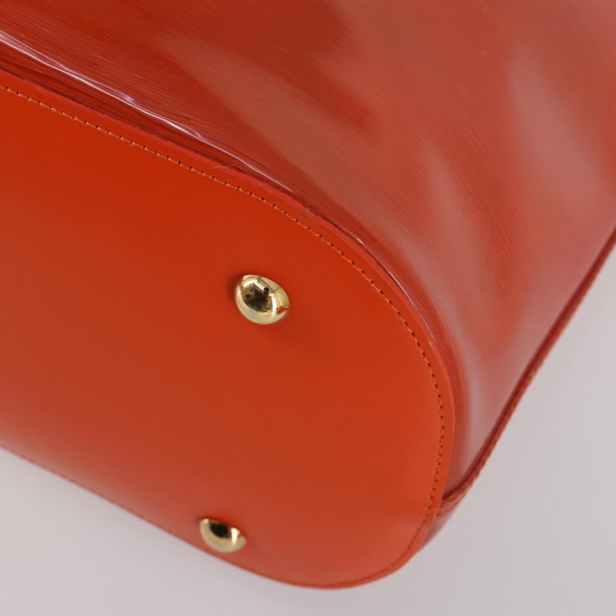 LOUIS VUITTON Epi Plage Lagoon Bay Hand Bag Orange M92264 LV Auth 145456