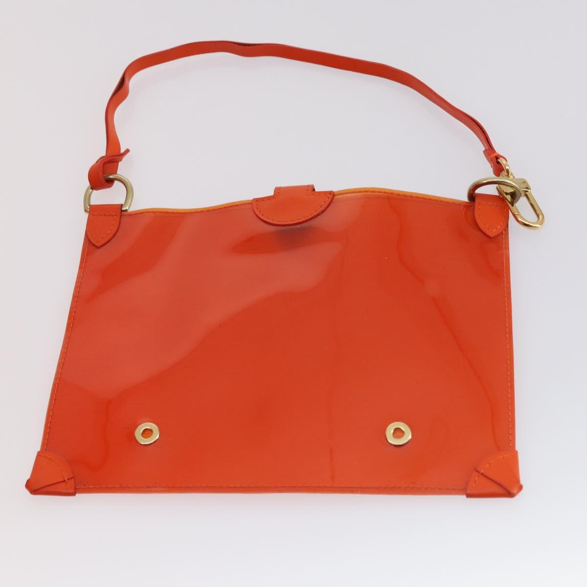 LOUIS VUITTON Epi Plage Lagoon Bay Hand Bag Orange M92264 LV Auth 145456