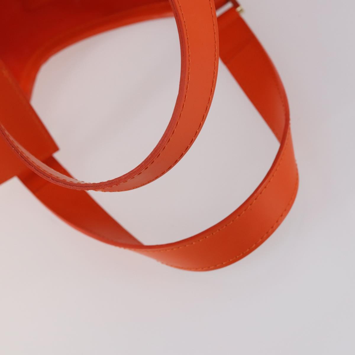 LOUIS VUITTON Epi Plage Lagoon Bay Hand Bag Orange M92264 LV Auth 145456