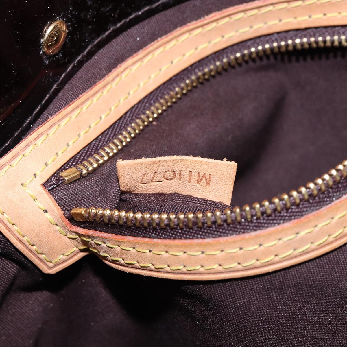 LOUIS VUITTON Monogram Vernis Reade PM Hand Bag Amarante M91993 LV Auth 145457