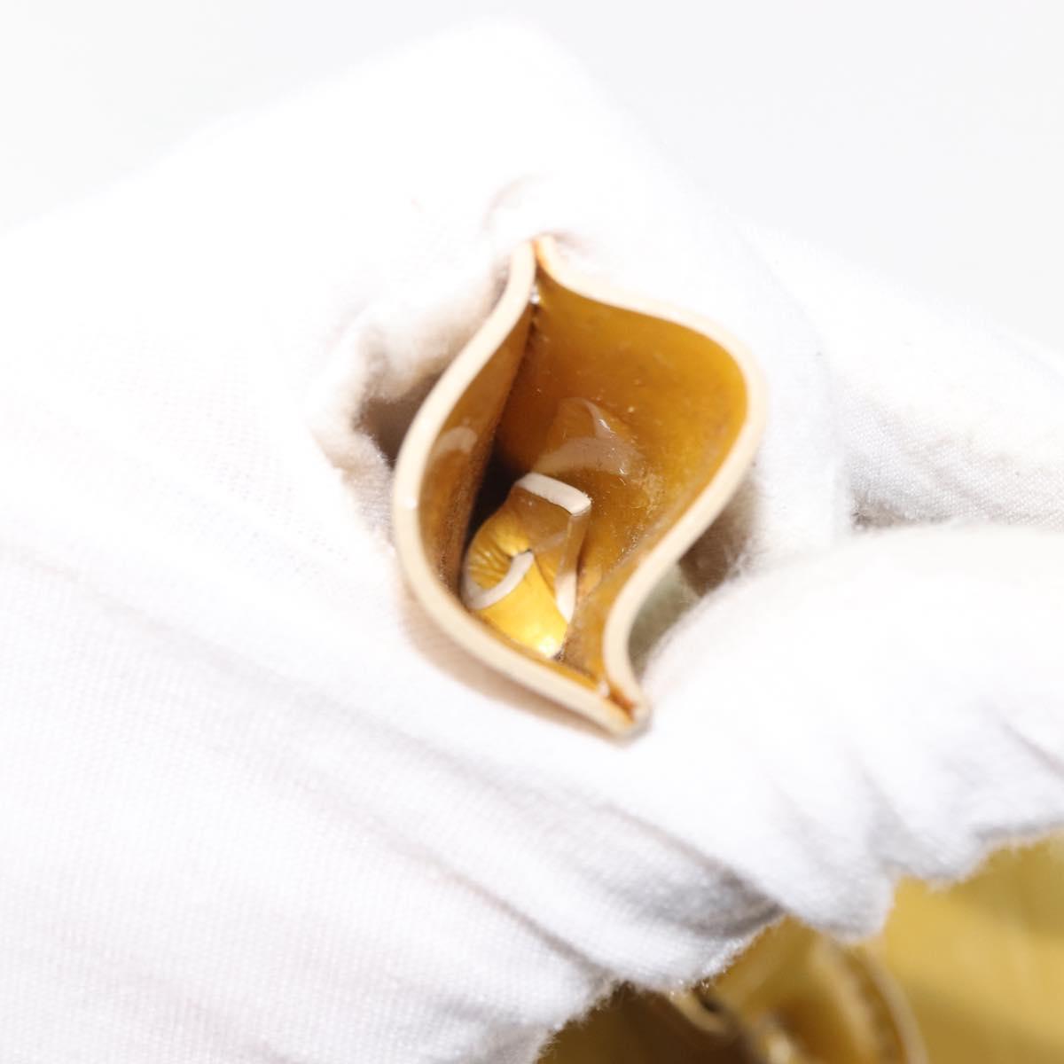 LOUIS VUITTON Monogram Vernis Alma PM Hand Bag Citrin M90101 LV Auth 145459