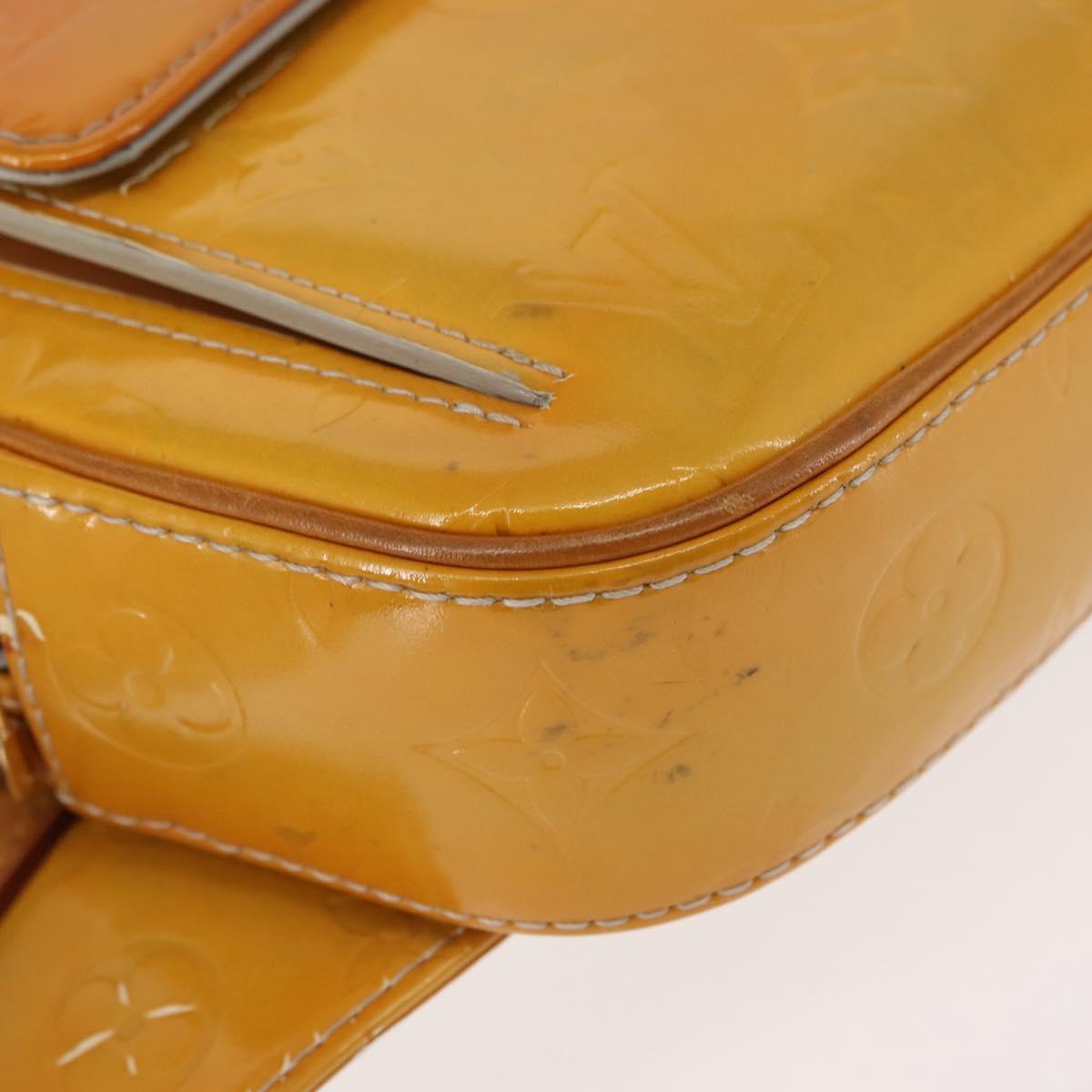 LOUIS VUITTON Monogram Vernis Fulton Waist bag Gris M91041 LV Auth 145461