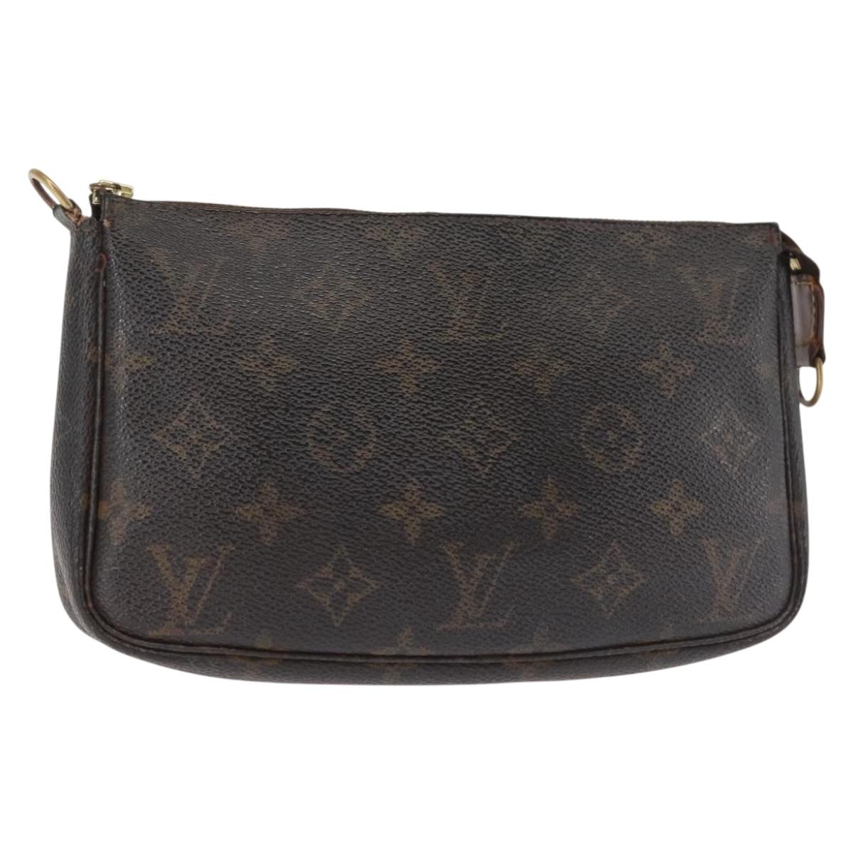 LOUIS VUITTON Monogram Pochette Accessoires Pouch M51980 LV Auth 145463