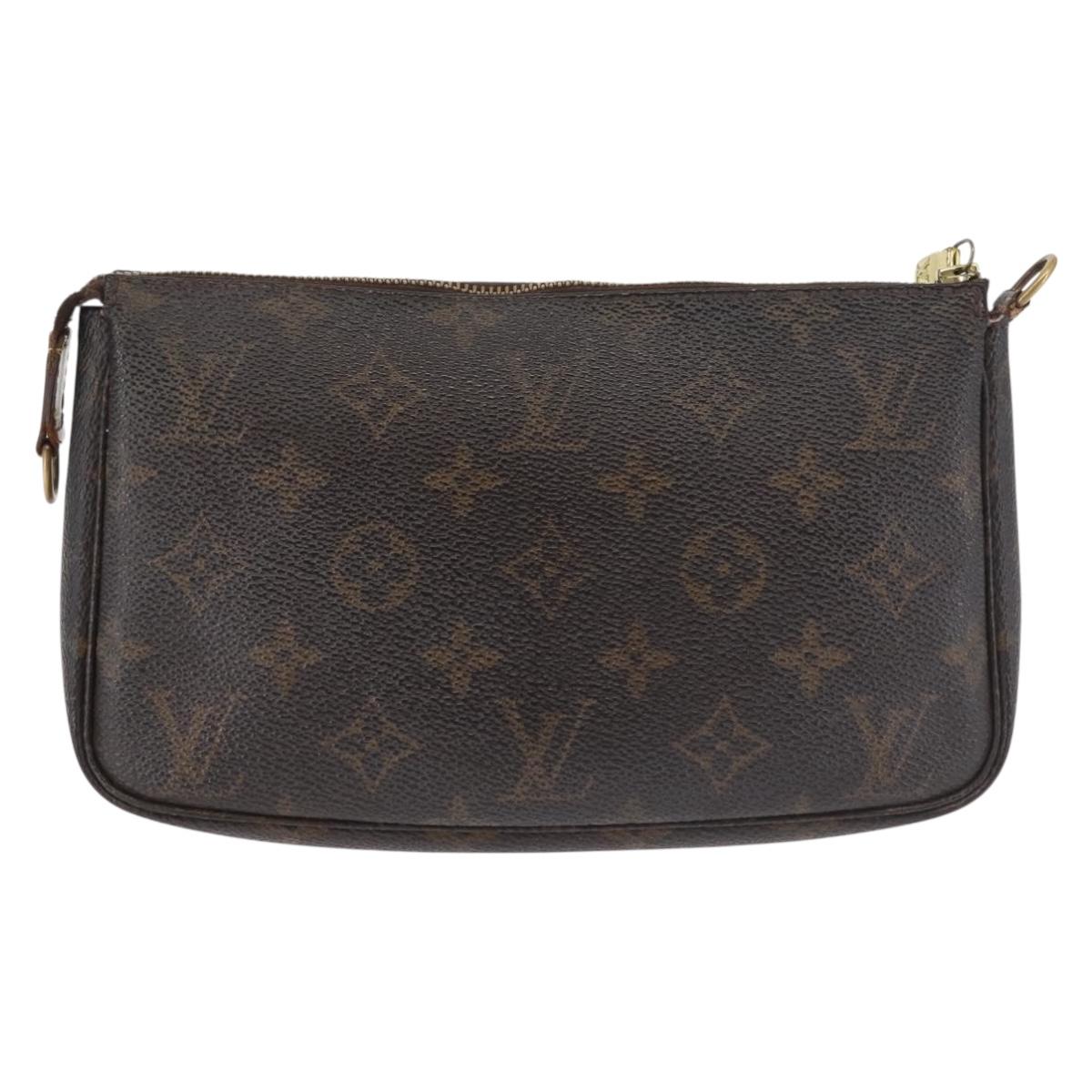 LOUIS VUITTON Monogram Pochette Accessoires Pouch M51980 LV Auth 145463