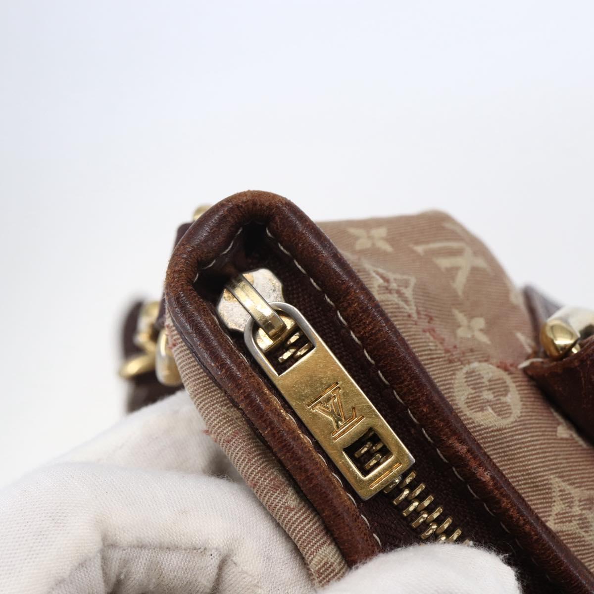 LOUIS VUITTON Monogram Idylle Elegy Hand Bag 2way Red Sepia M56698 Auth 145464