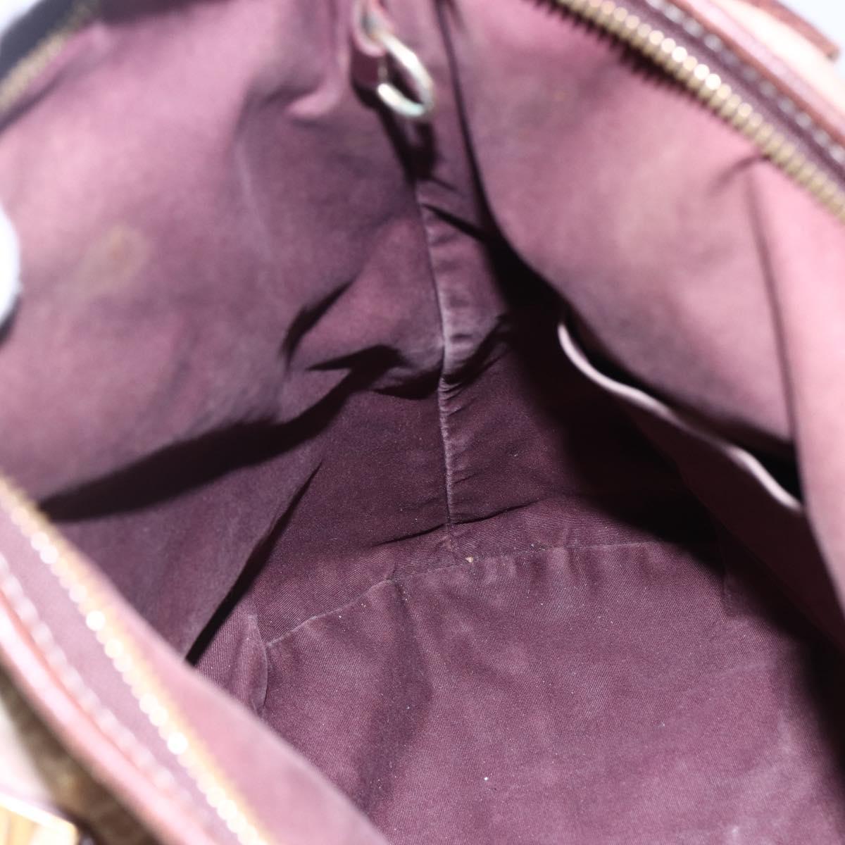 LOUIS VUITTON Monogram Idylle Elegy Hand Bag 2way Red Sepia M56698 Auth 145464