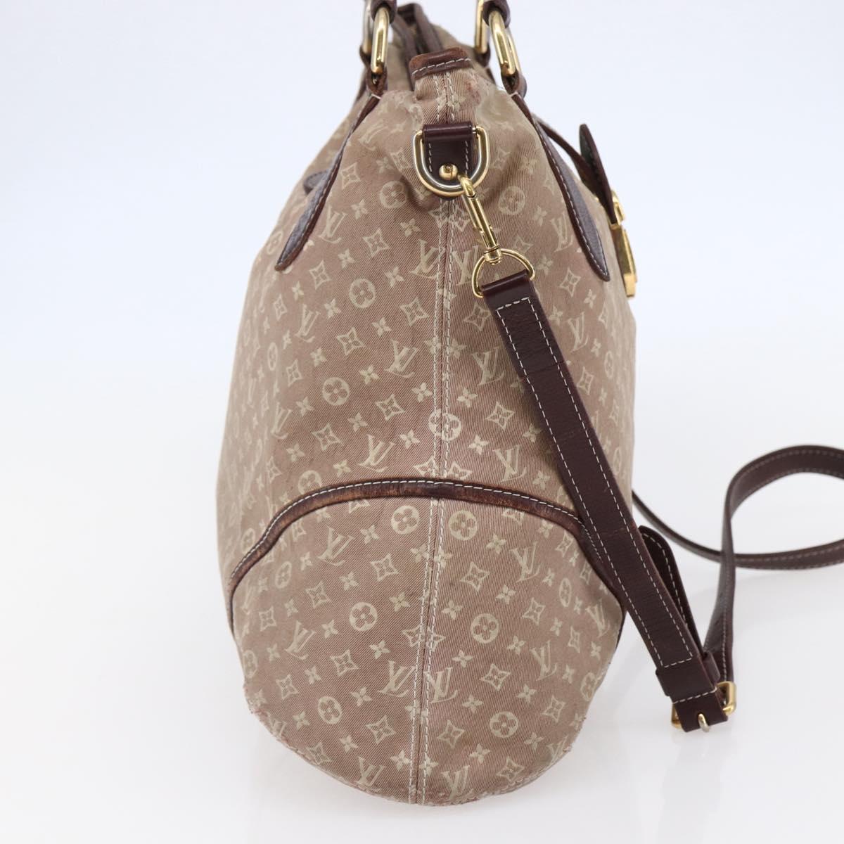 LOUIS VUITTON Monogram Idylle Elegy Hand Bag 2way Red Sepia M56698 Auth 145464