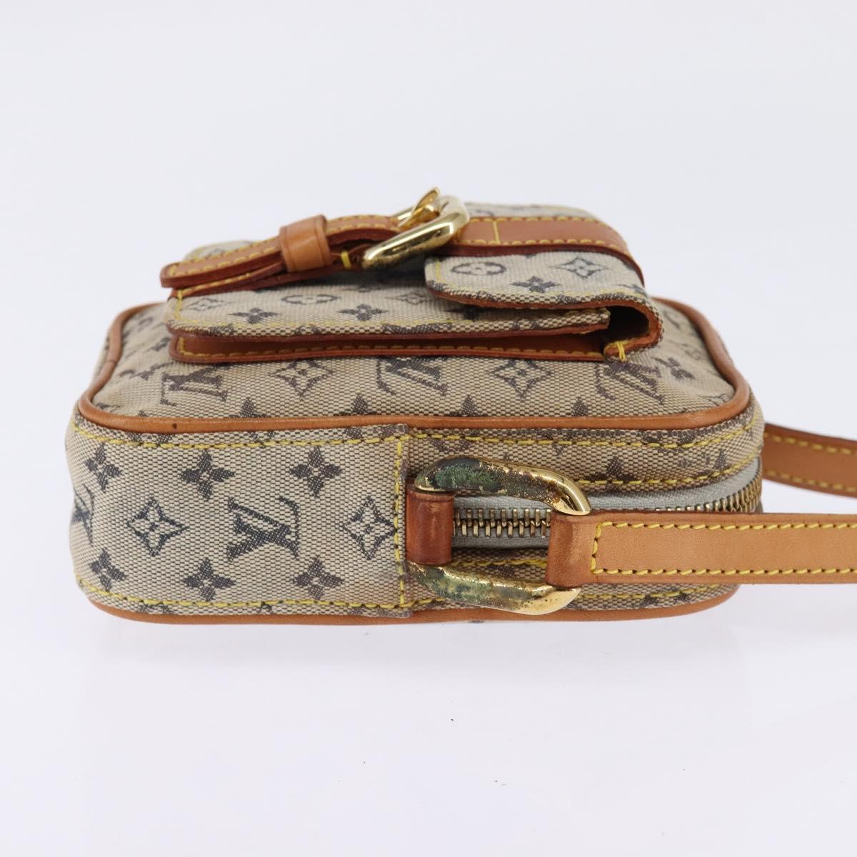 LOUIS VUITTON Monogram Mini Juliet PM Shoulder Bag Blue M92005 LV Auth 145465