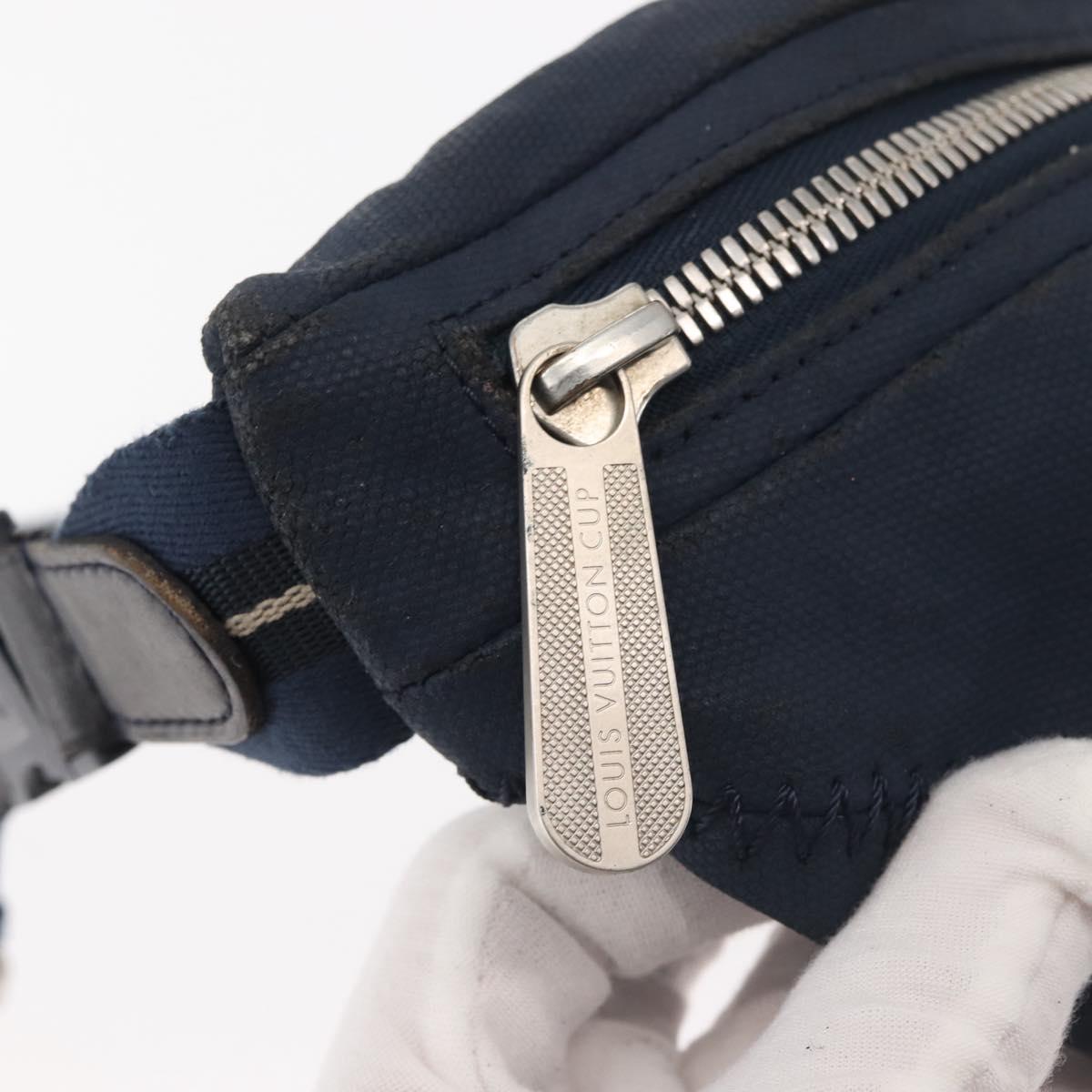 LOUIS VUITTON LV Cup Mizenu Waist Bag Navy M80706 LV Auth 145466