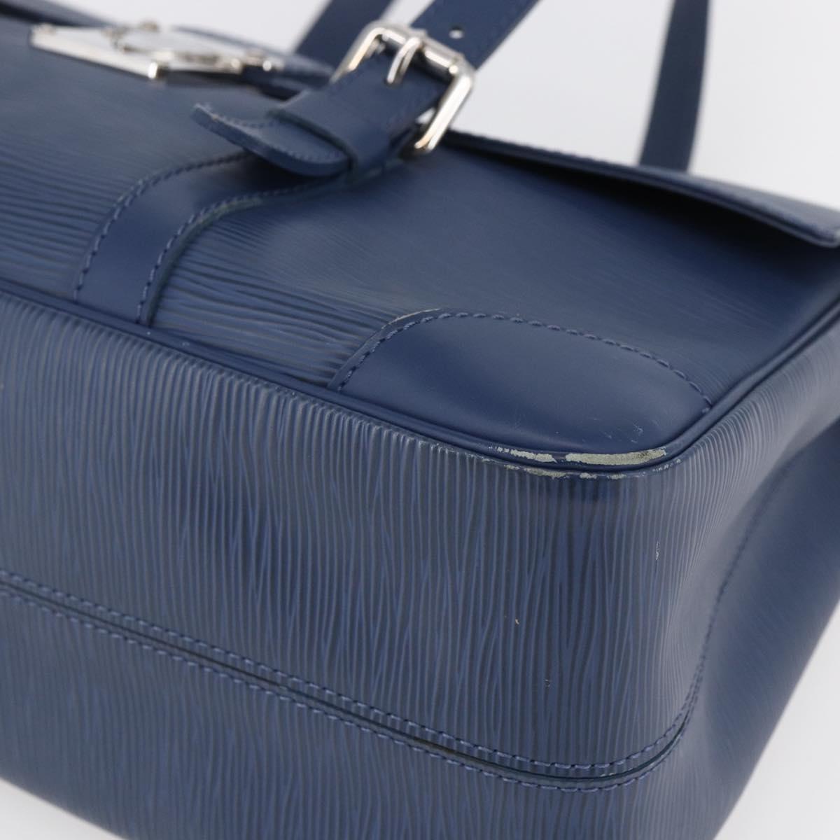 LOUIS VUITTON Epi Segur MM Hand Bag Myrtille M5886G LV Auth 145467