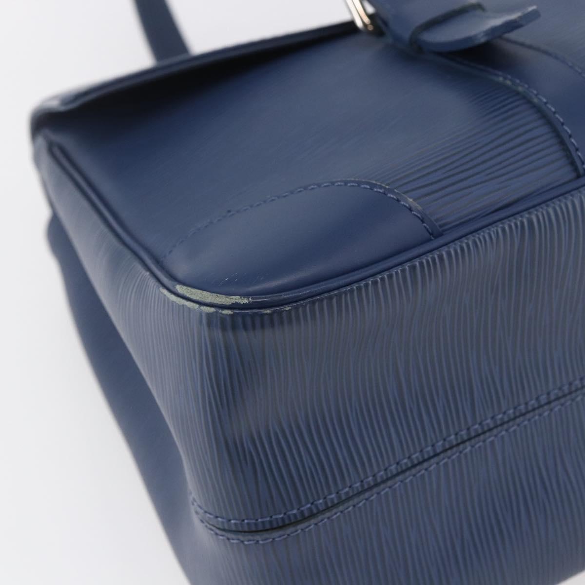 LOUIS VUITTON Epi Segur MM Hand Bag Myrtille M5886G LV Auth 145467