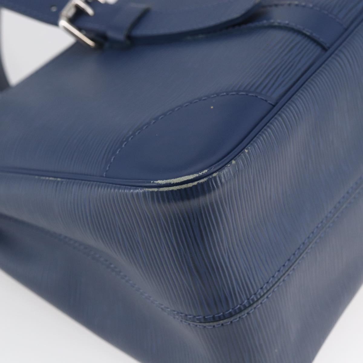 LOUIS VUITTON Epi Segur MM Hand Bag Myrtille M5886G LV Auth 145467