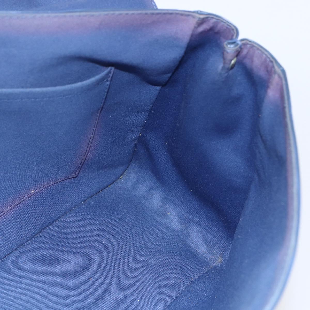 LOUIS VUITTON Epi Segur MM Hand Bag Myrtille M5886G LV Auth 145467