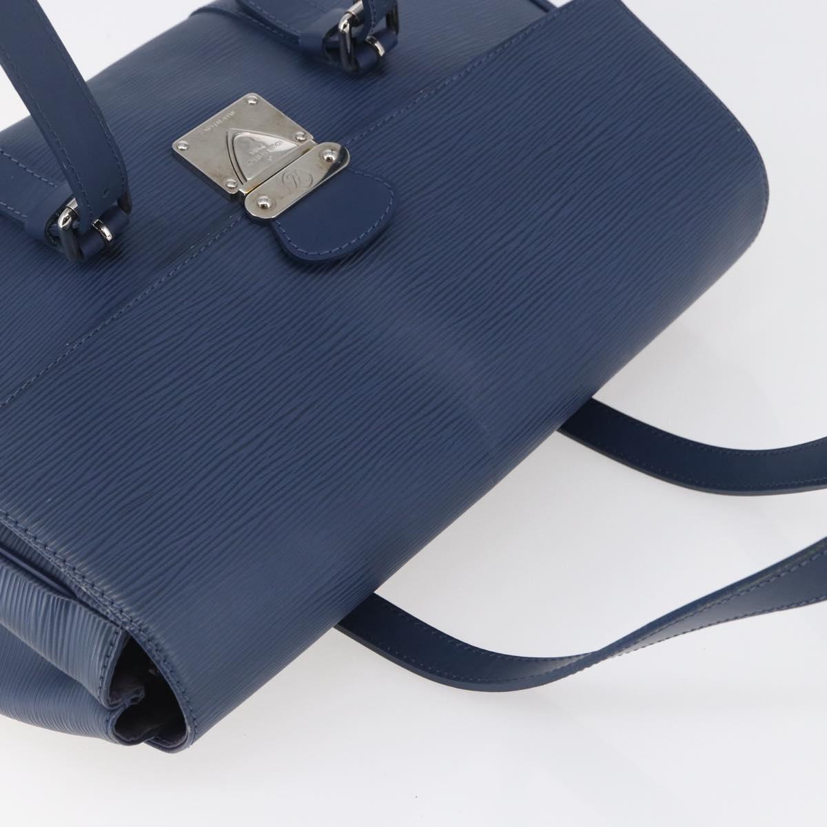 LOUIS VUITTON Epi Segur MM Hand Bag Myrtille M5886G LV Auth 145467