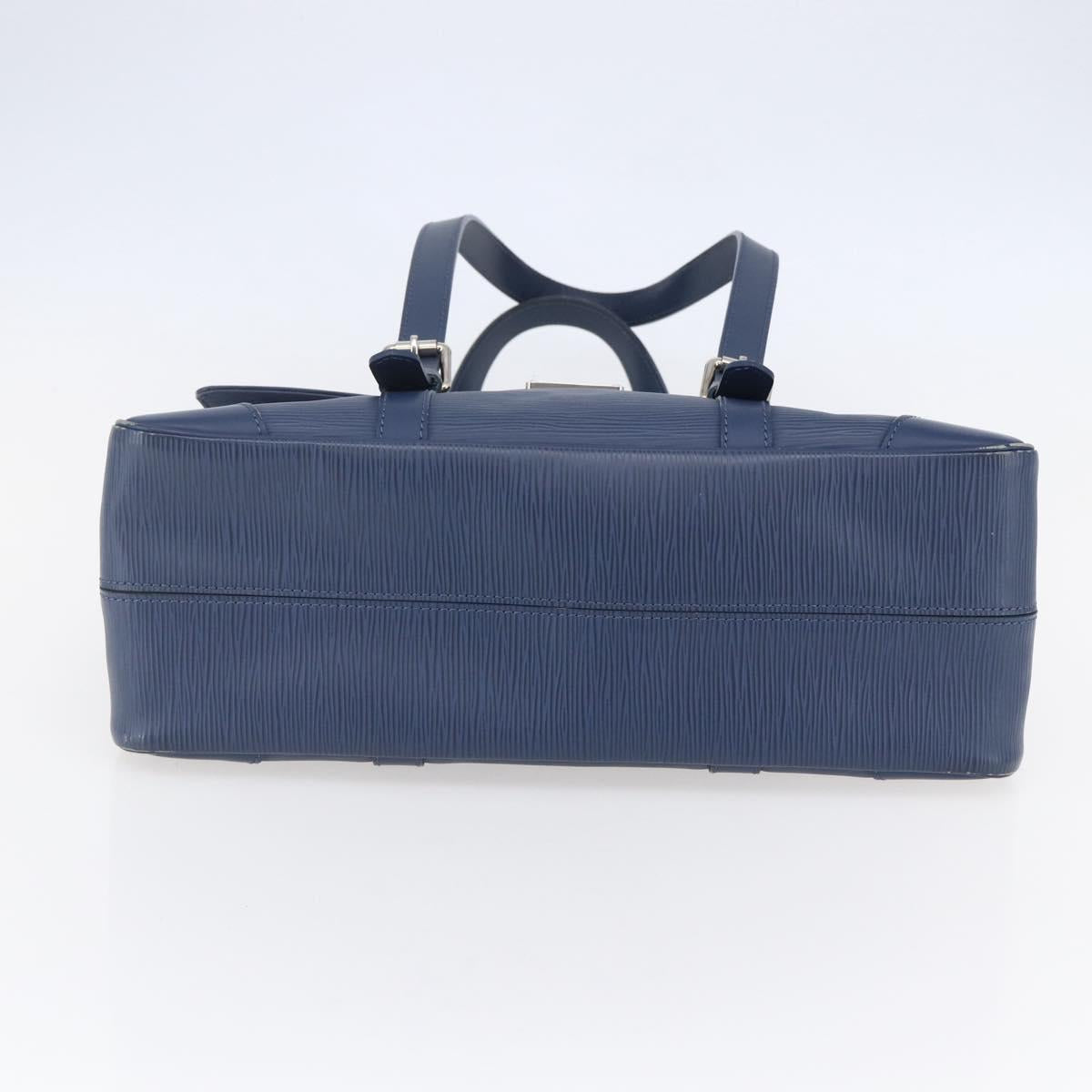 LOUIS VUITTON Epi Segur MM Hand Bag Myrtille M5886G LV Auth 145467