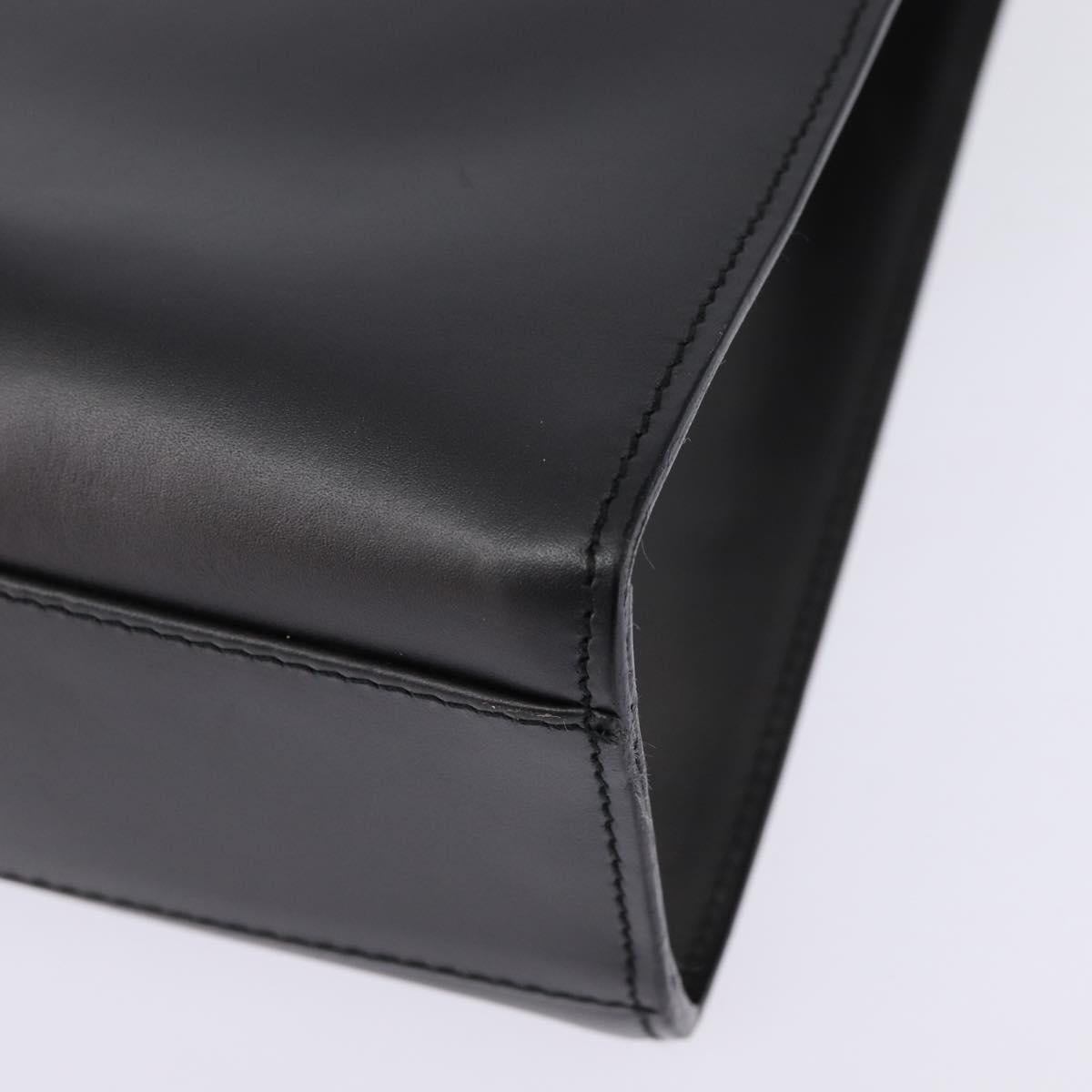 GUCCI Hand Bag Leather 2way Black 001 2058 1853 6 Auth 145484