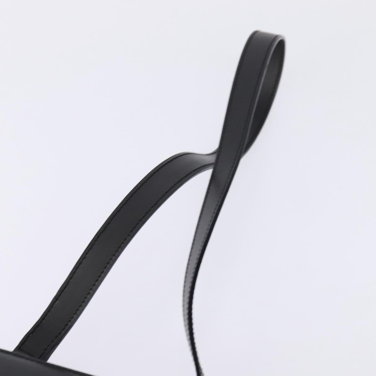 GUCCI Hand Bag Leather 2way Black 001 2058 1853 6 Auth 145484