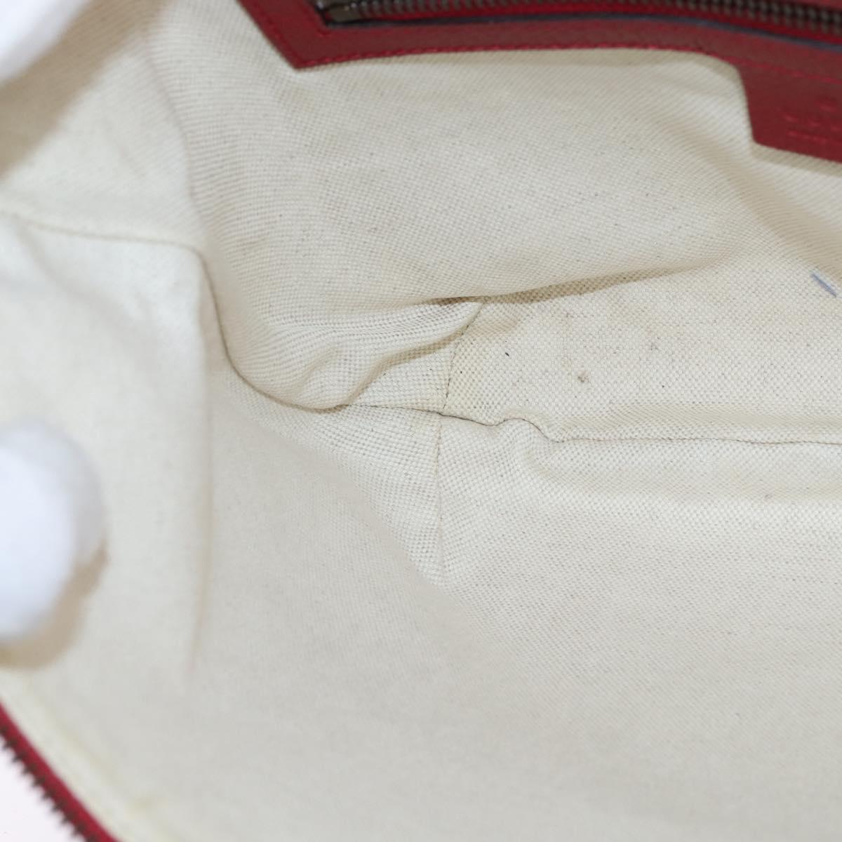 GUCCI Shoulder Bag Canvas Red Gold yellow 626422 Auth 145487