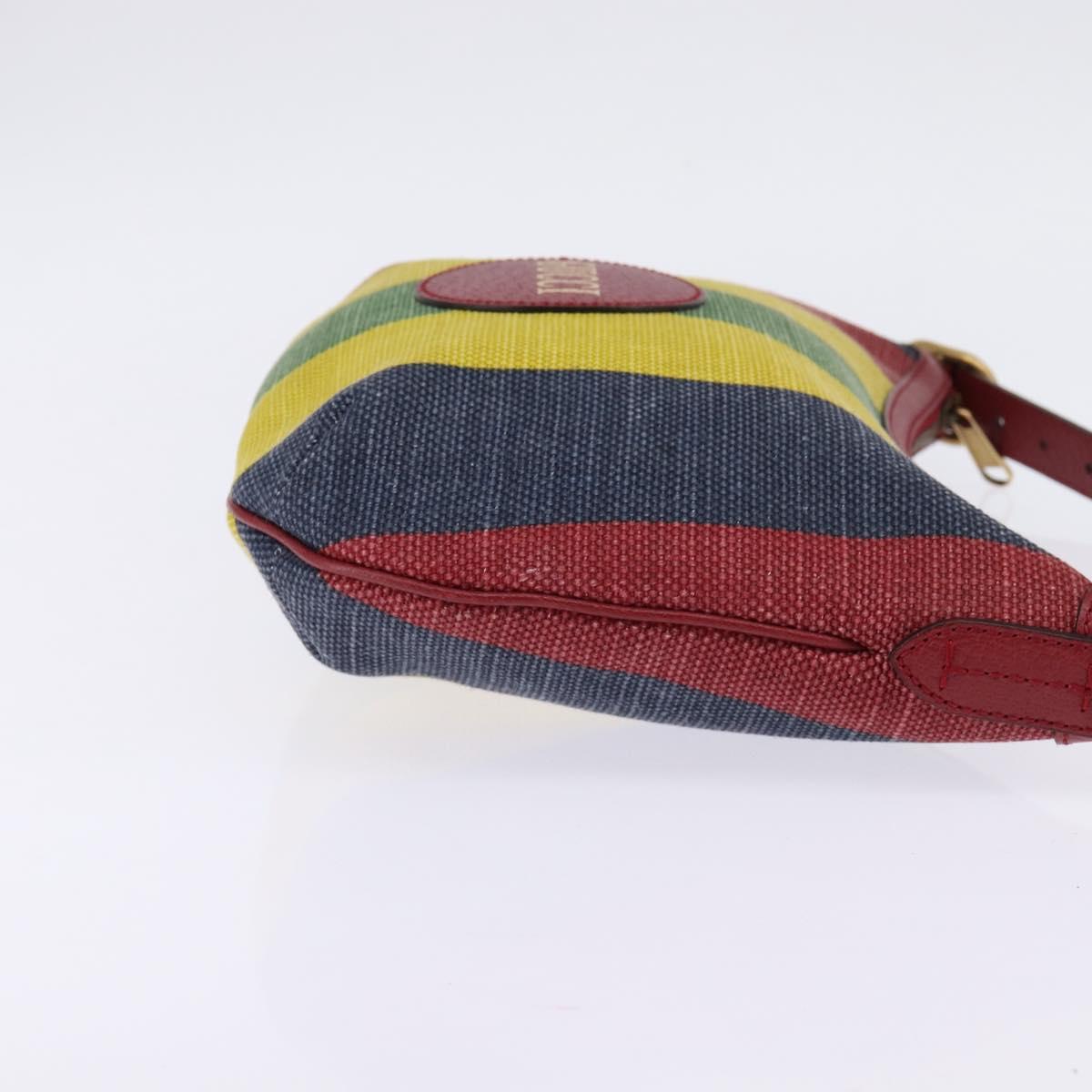 GUCCI Shoulder Bag Canvas Red Gold yellow 626422 Auth 145487