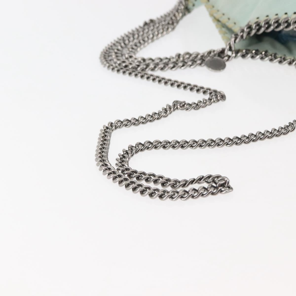 Stella MacCartney Falabella Chain Shoulder Bag Suede Pink 371223 Auth 145511