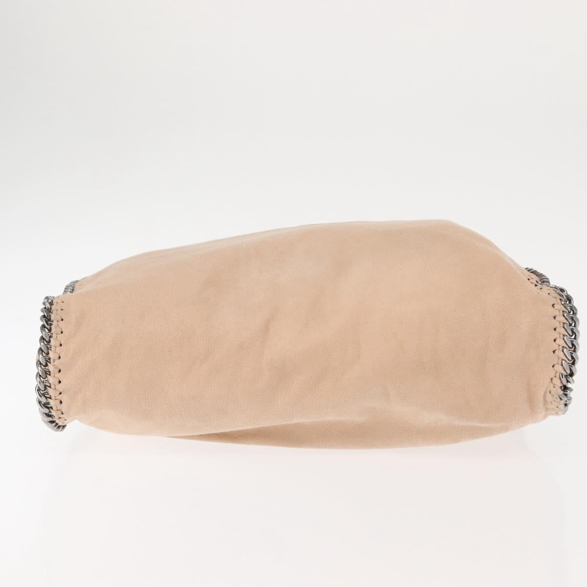 Stella MacCartney Falabella Chain Shoulder Bag Suede Beige 234387 Auth 145512