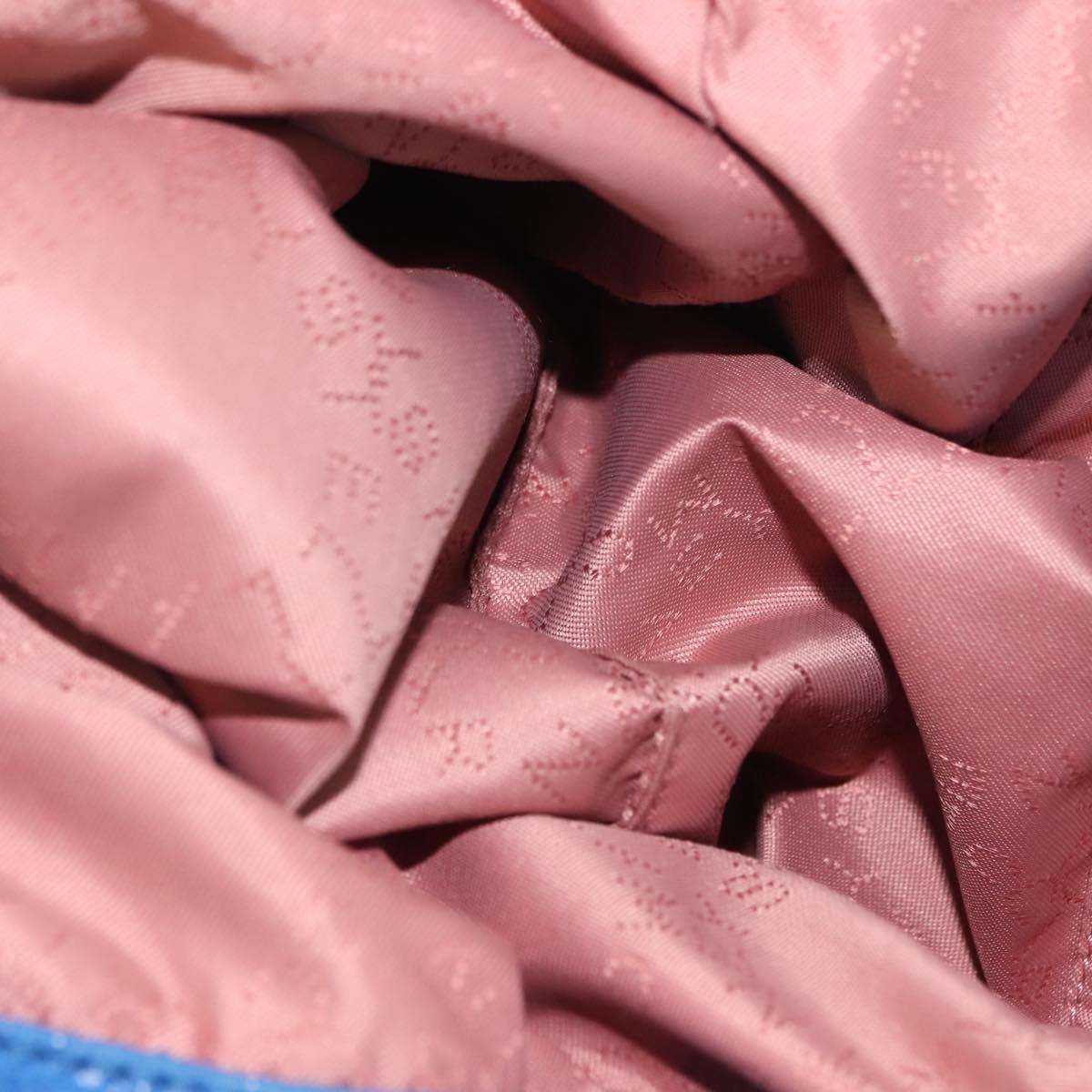 Stella MacCartney Falabella Chain Shoulder Bag Suede Blue 371223 Auth 145513