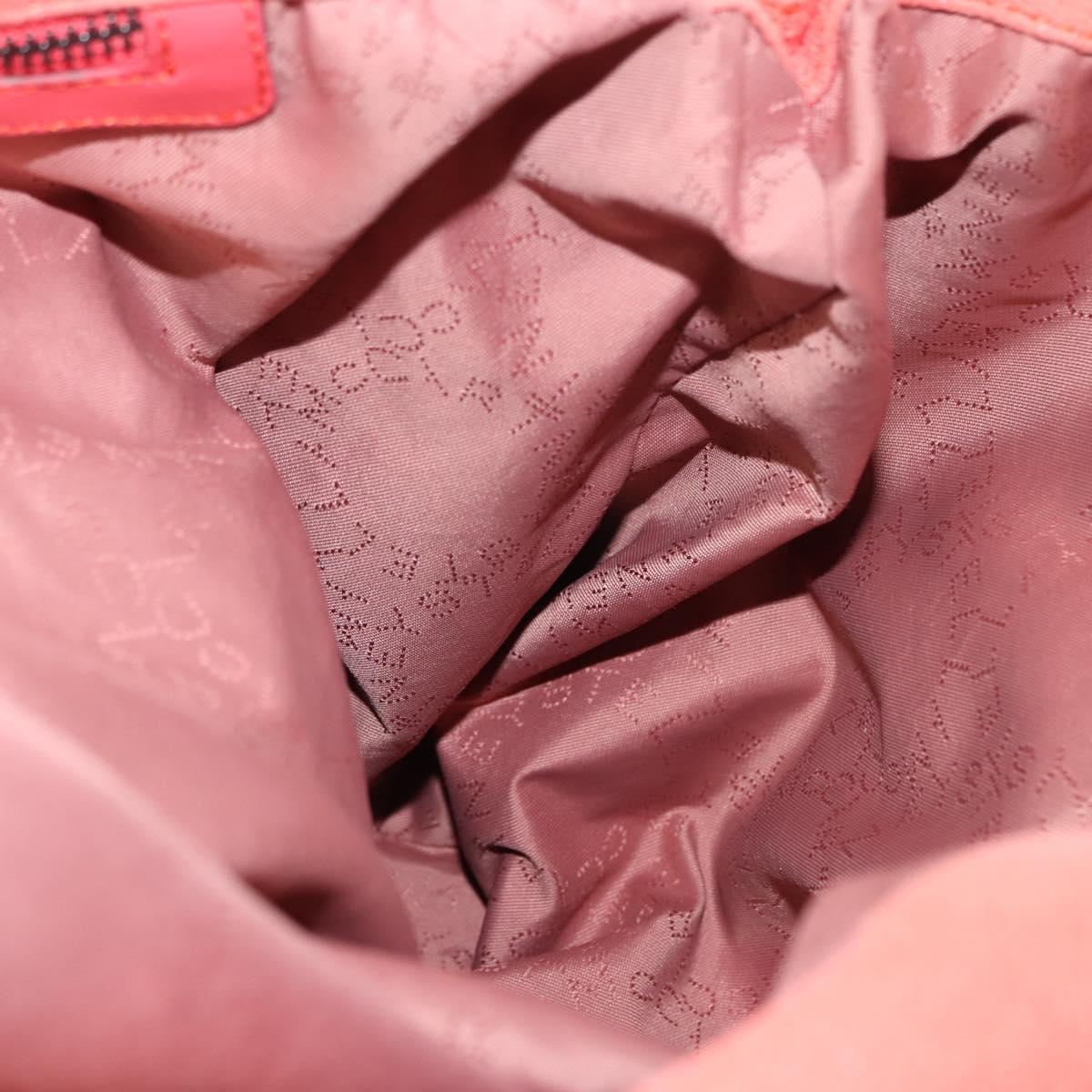 Stella MacCartney Falabella Chain Shoulder Bag Suede Orange 234387 Auth 145515