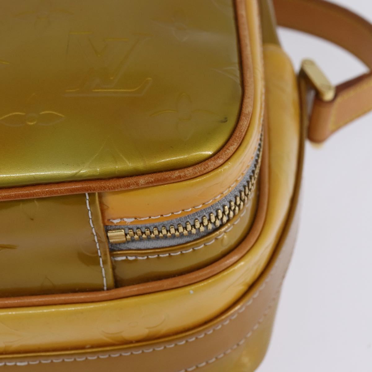 LOUIS VUITTON Monogram Vernis Wooster Shoulder Bag Gris M91036 LV Auth 145525