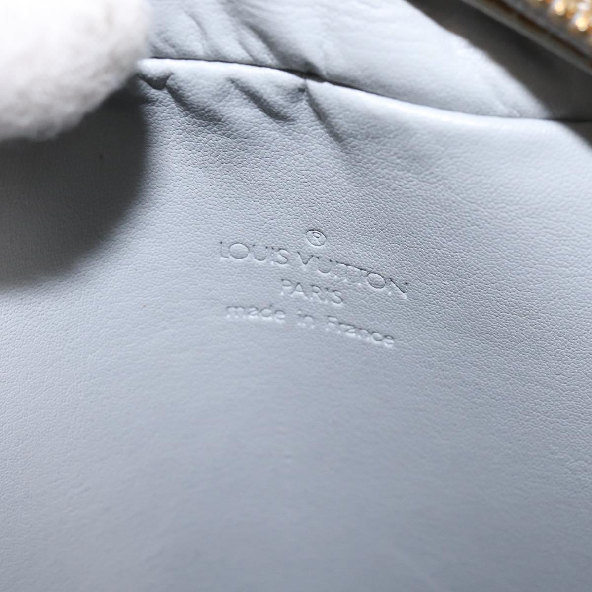 LOUIS VUITTON Monogram Vernis Wooster Shoulder Bag Gris M91036 LV Auth 145525