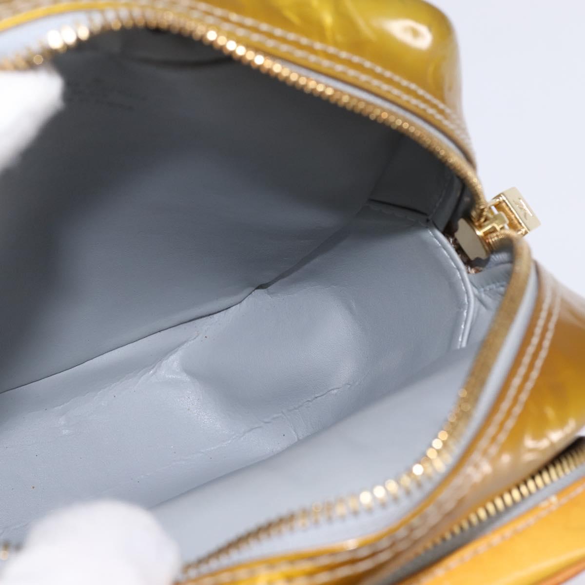 LOUIS VUITTON Monogram Vernis Wooster Shoulder Bag Gris M91036 LV Auth 145525