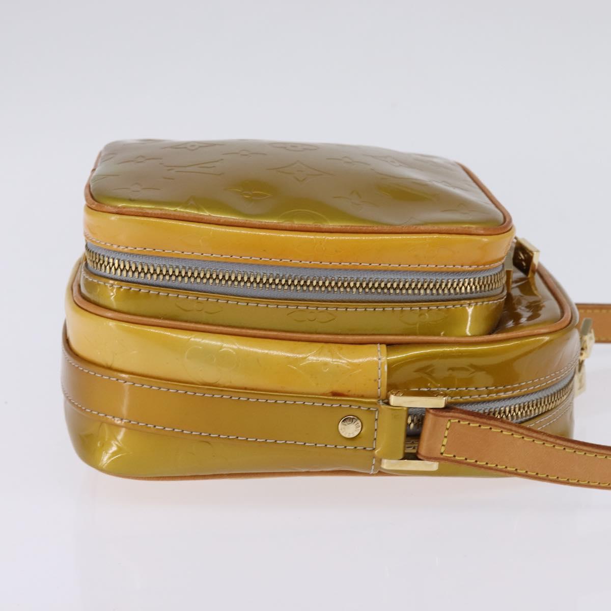 LOUIS VUITTON Monogram Vernis Wooster Shoulder Bag Gris M91036 LV Auth 145525