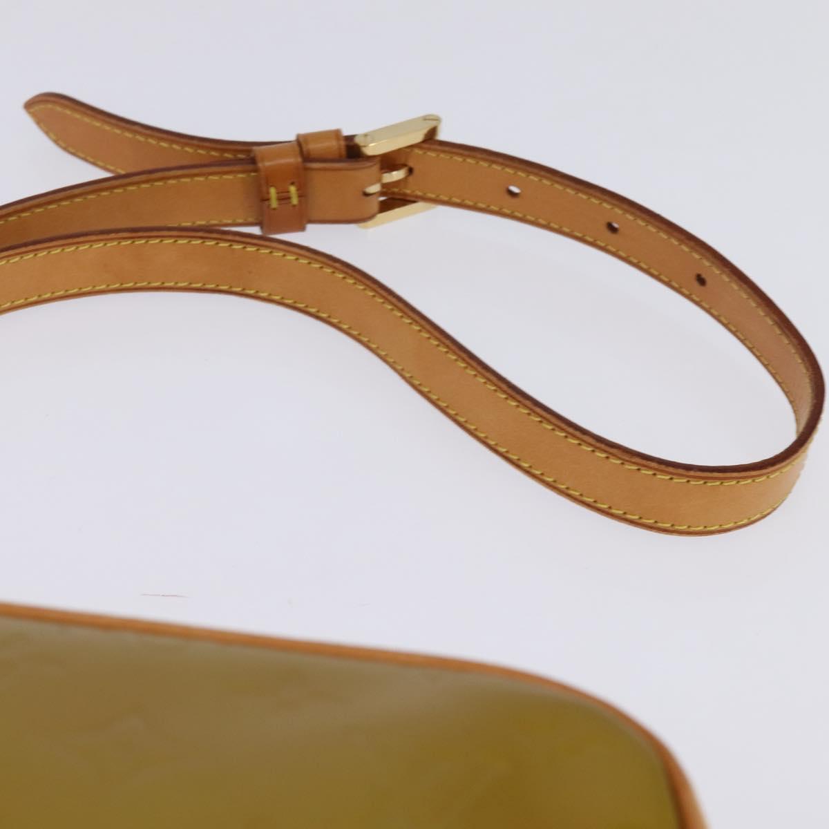 LOUIS VUITTON Monogram Vernis Wooster Shoulder Bag Gris M91036 LV Auth 145525