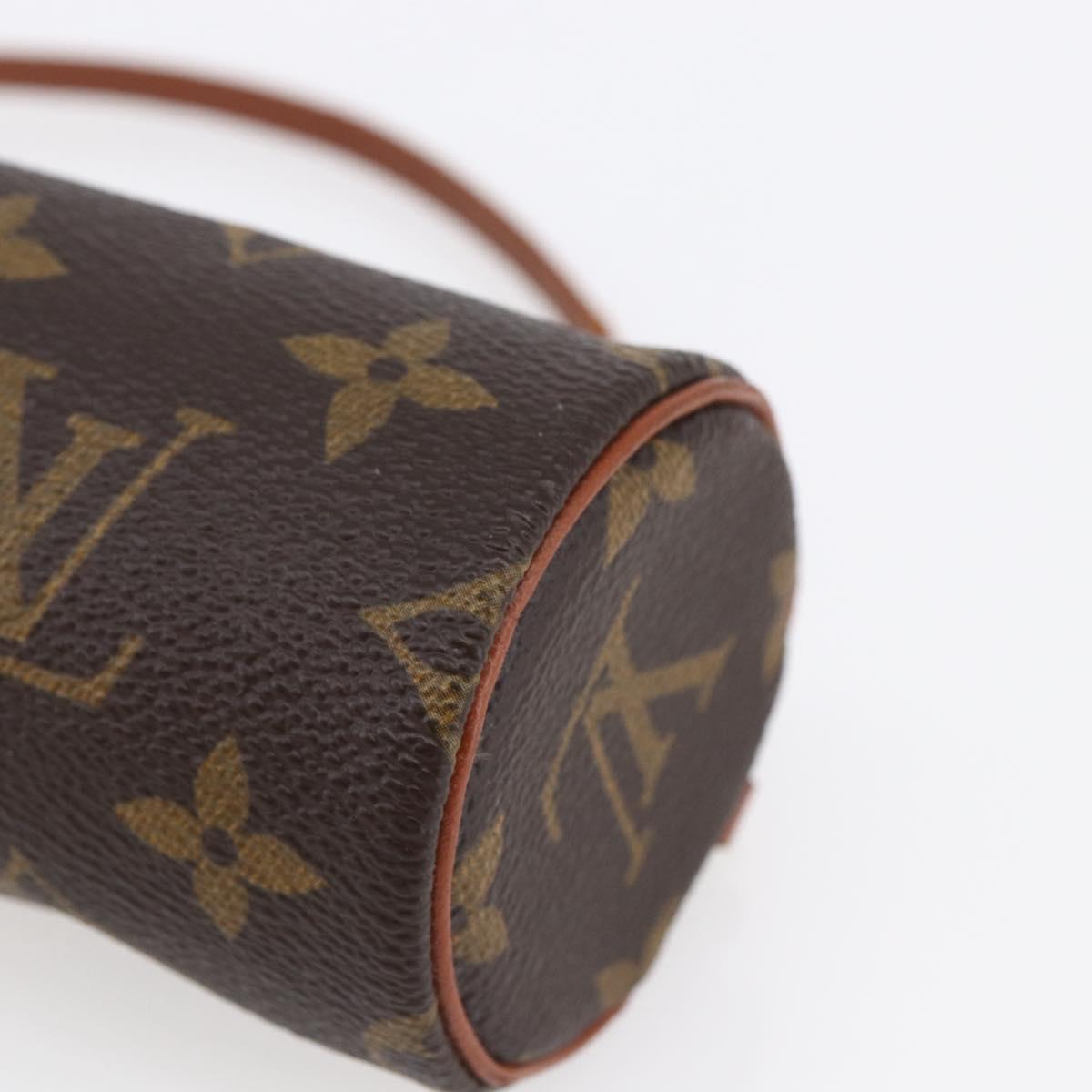 LOUIS VUITTON Monogram Papillon Pouch LV Auth 145526