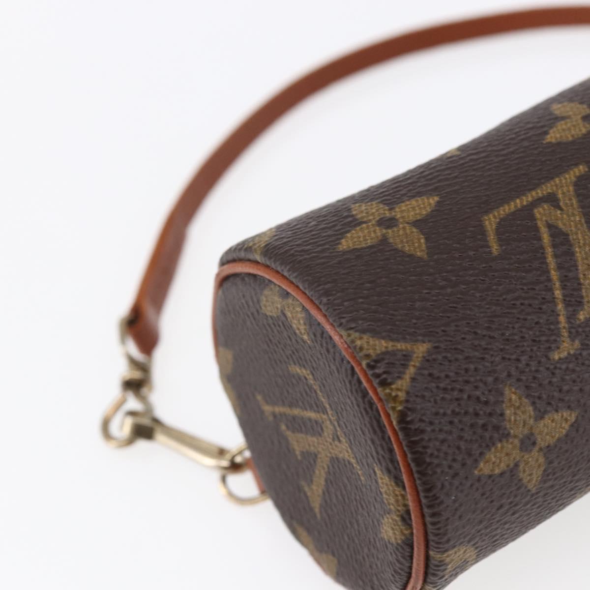 LOUIS VUITTON Monogram Papillon Pouch LV Auth 145526