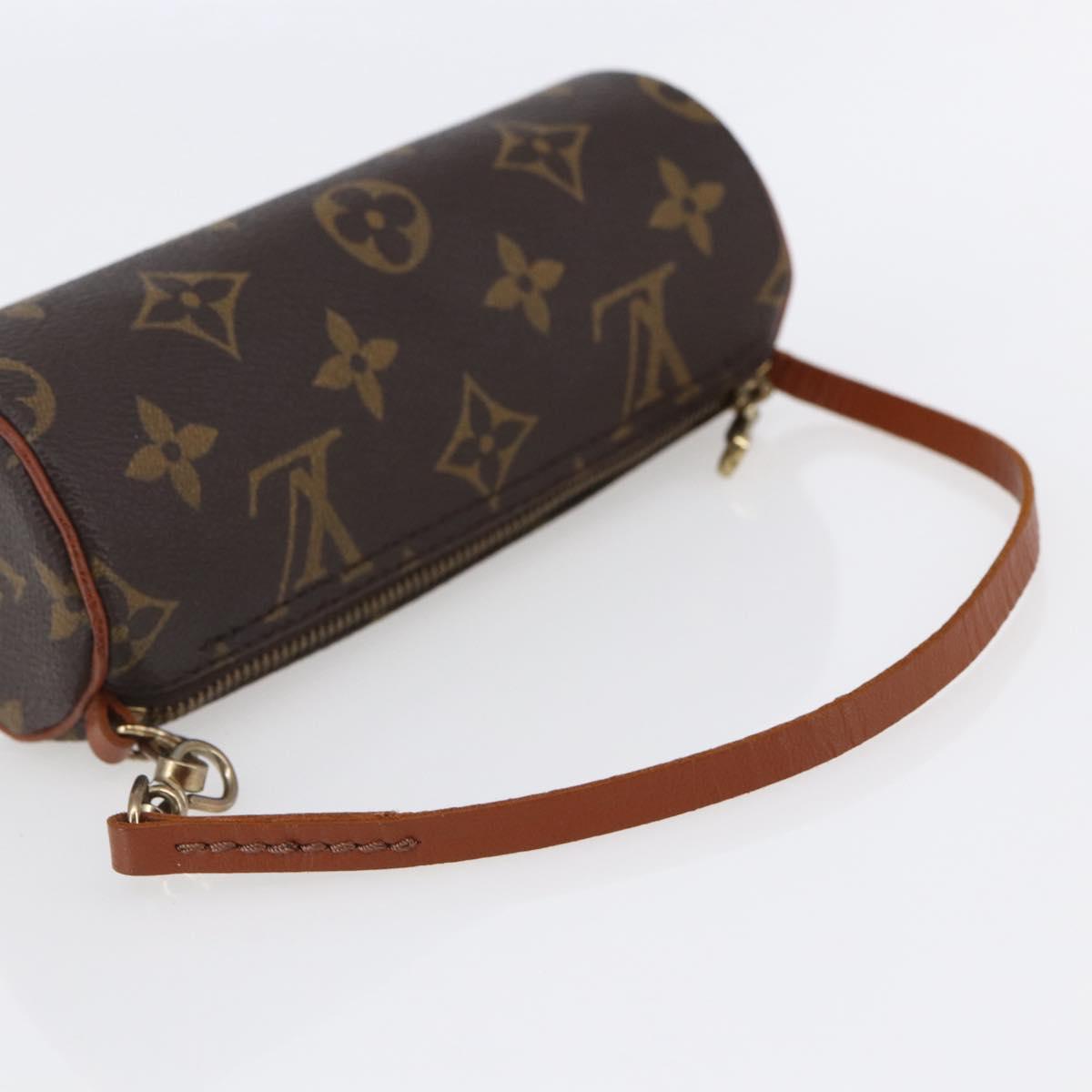 LOUIS VUITTON Monogram Papillon Pouch LV Auth 145526