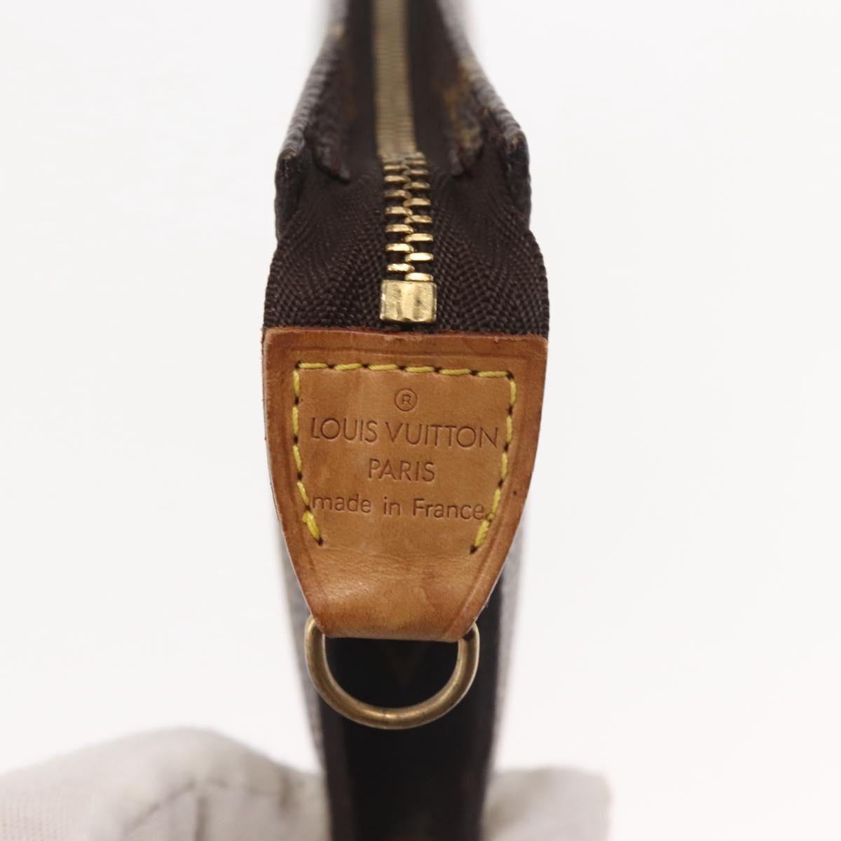 LOUIS VUITTON Monogram Bucket GM Accessory Pouch LV Auth 145528