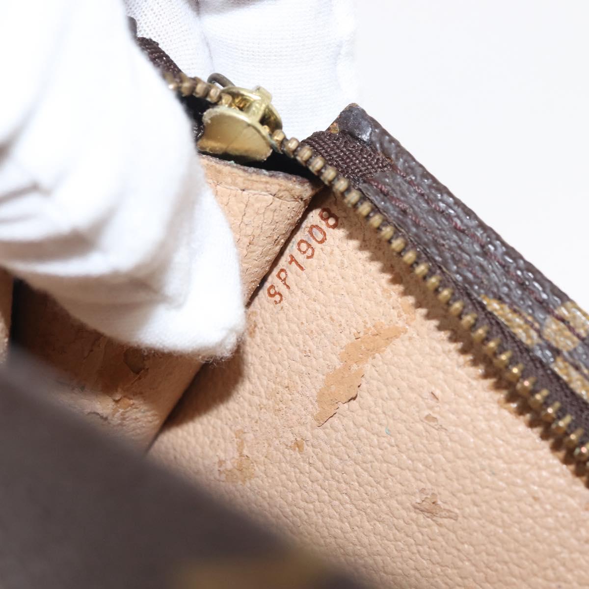 LOUIS VUITTON Monogram Bucket GM Accessory Pouch LV Auth 145528