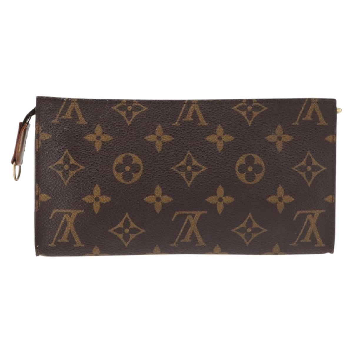 LOUIS VUITTON Monogram Bucket GM Accessory Pouch LV Auth 145528