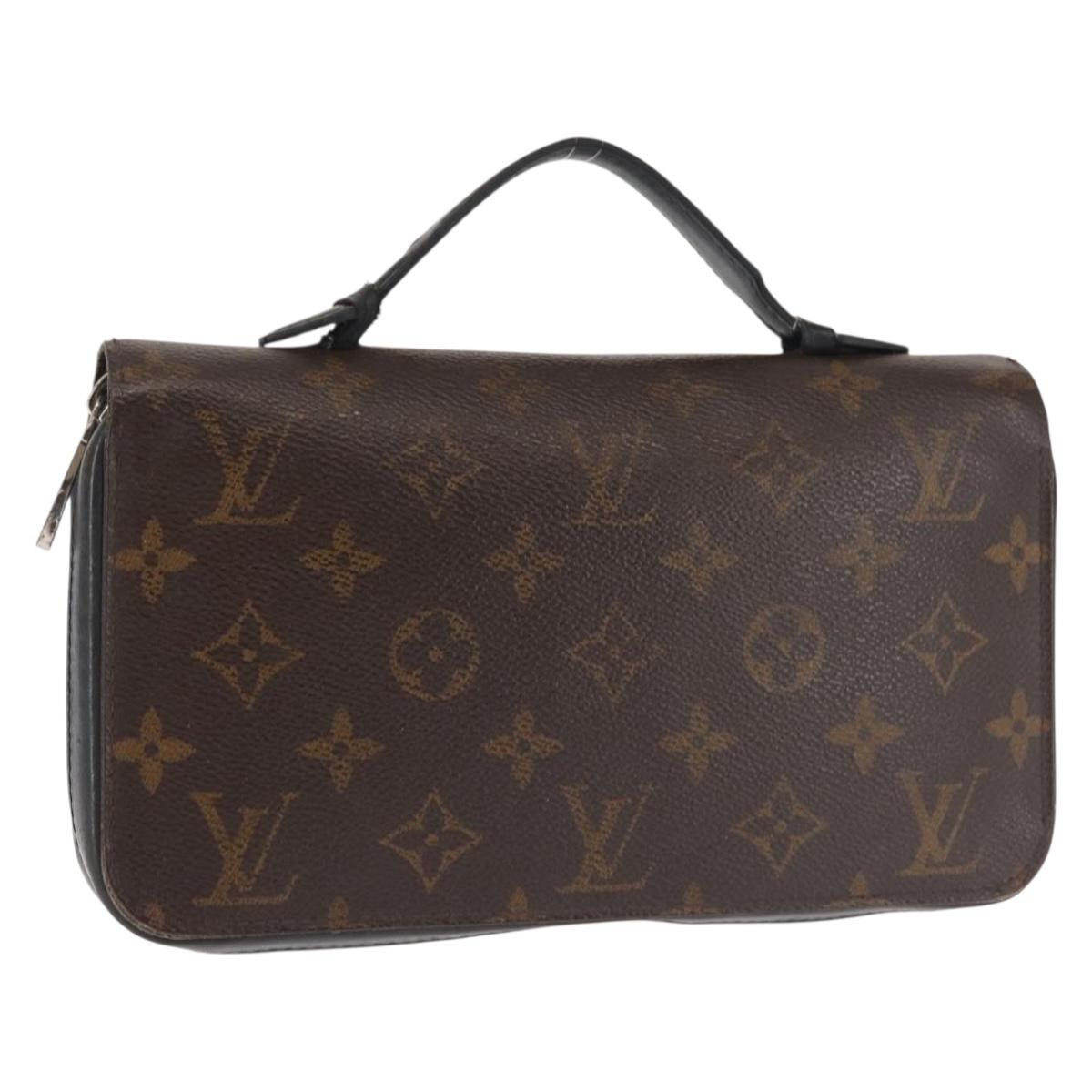 LOUIS VUITTON Monogram Macassar Zippy XL Long Wallet M61506 LV Auth 145534