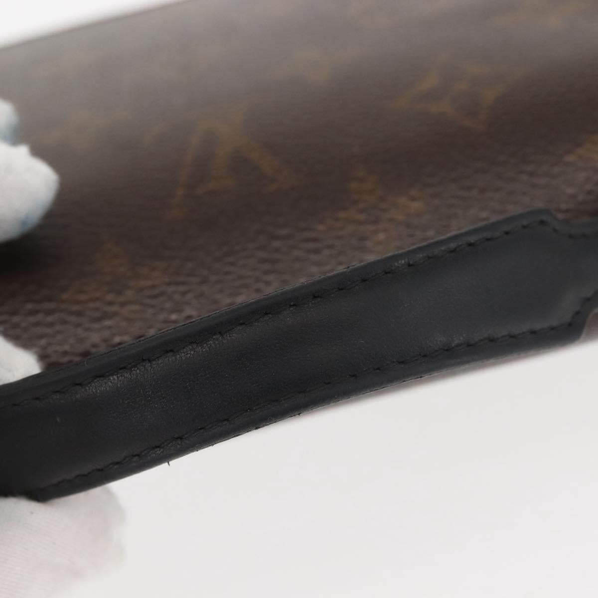 LOUIS VUITTON Monogram Macassar Zippy XL Long Wallet M61506 LV Auth 145534