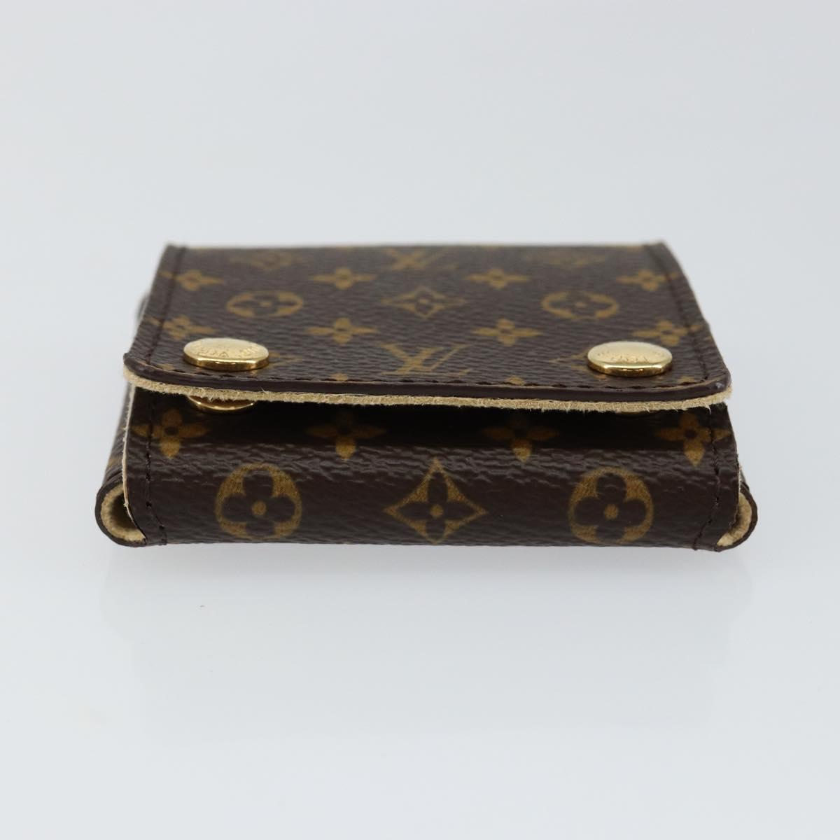 LOUIS VUITTON Monogram Jewelry case Jewelry Box LV Auth 145539