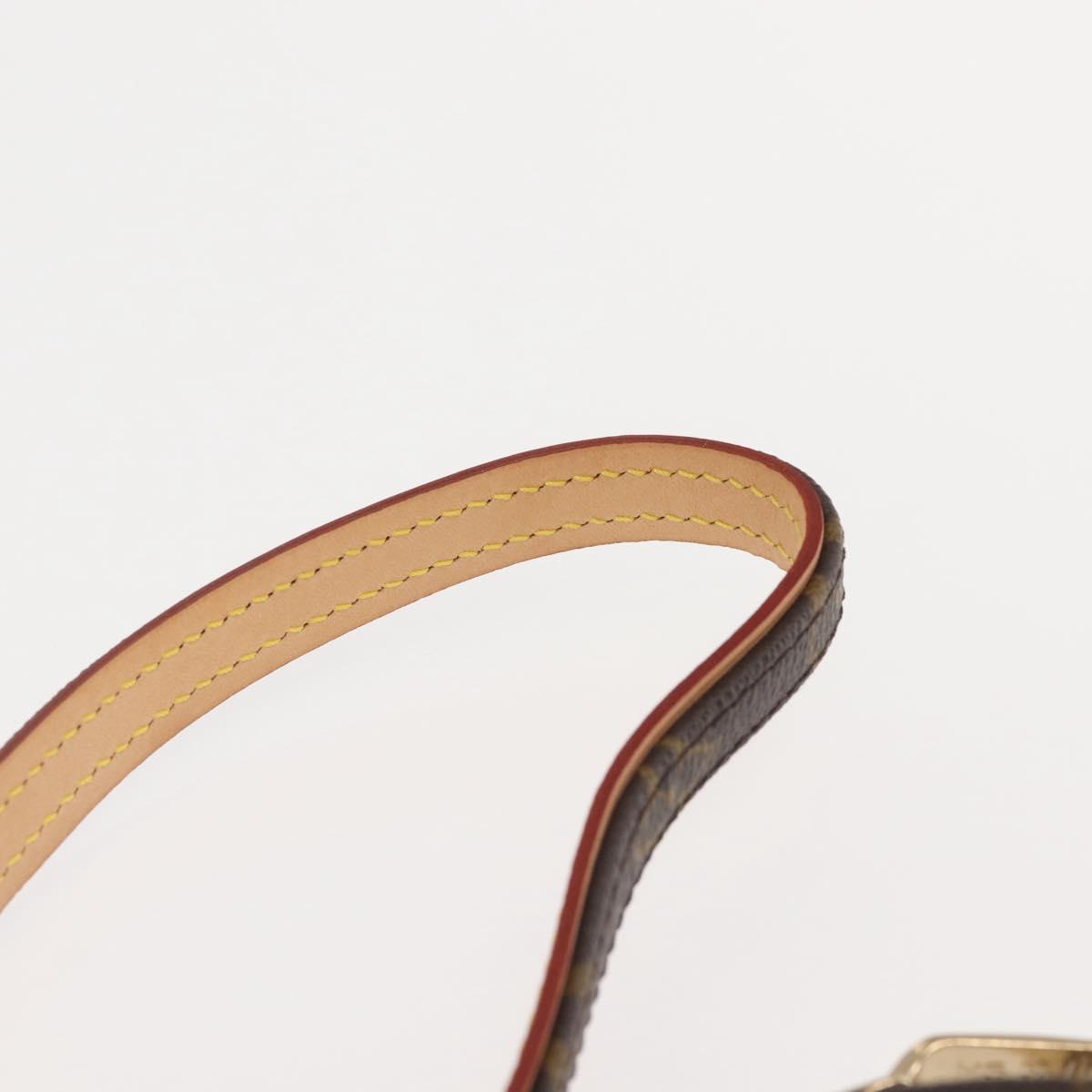 LOUIS VUITTON Monogram Less Baxter MM Dog Leash M58056 LV Auth 145540