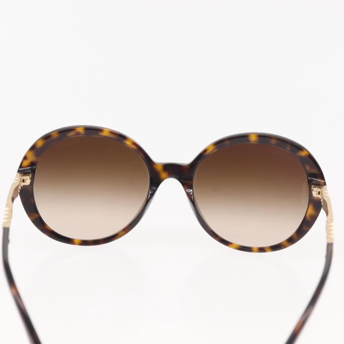 CHANEL Sunglasses plastic Brown CC Auth 145548