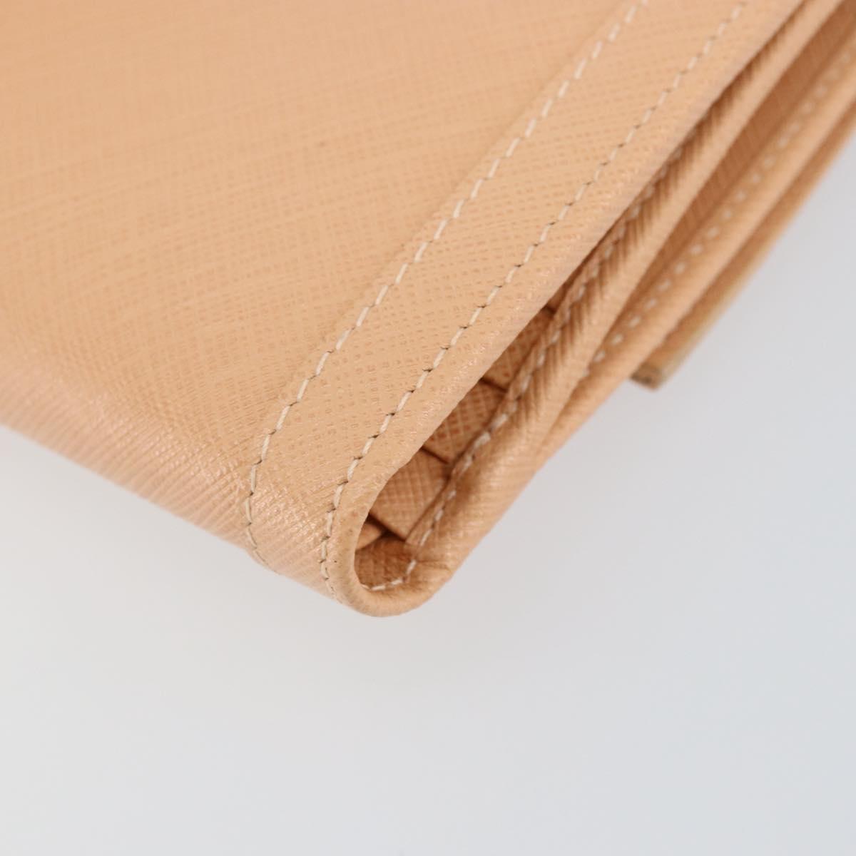 Salvatore Ferragamo Gancini Bifold Wallet Leather Pink Auth 145554