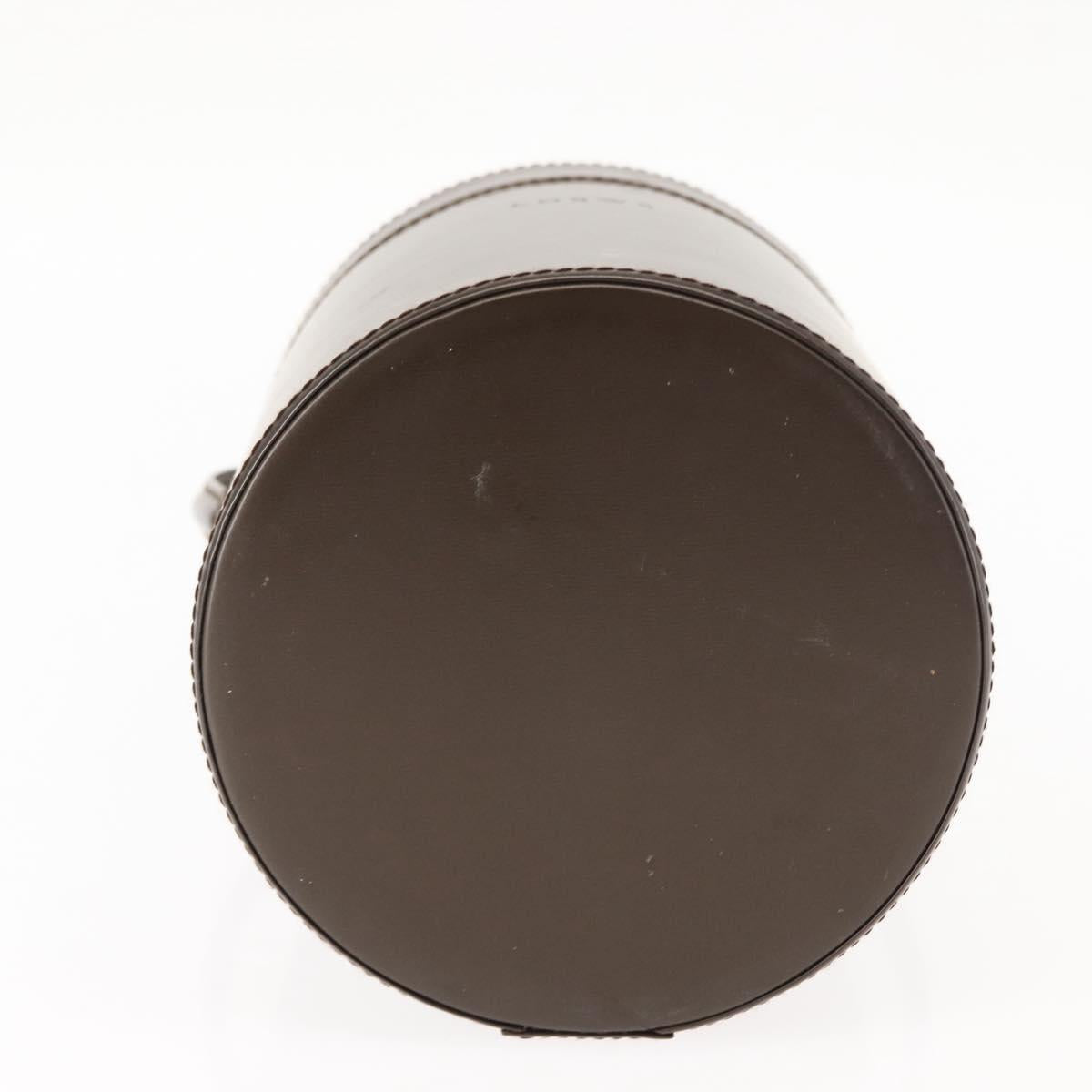 LOEWE Hand Bag Leather Brown Auth 145559