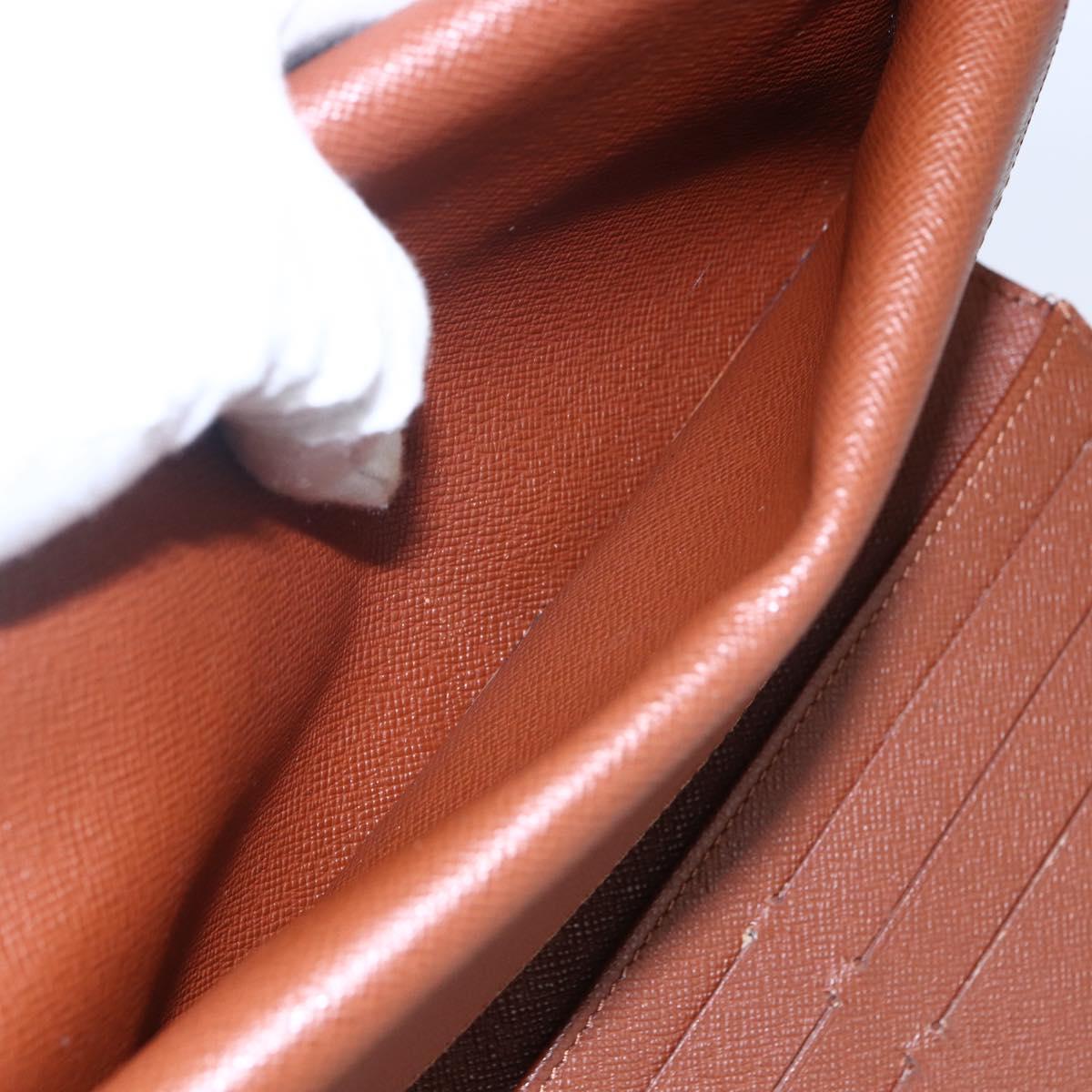 LOUIS VUITTON Monogram Portefeuille International Wallet M61217 Auth 145565