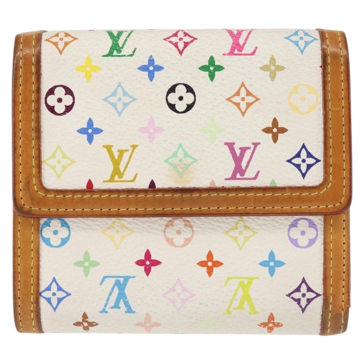 LOUIS VUITTON Multicolor Porte Monnaie Billets Cartes Credit M92983 Auth 145566